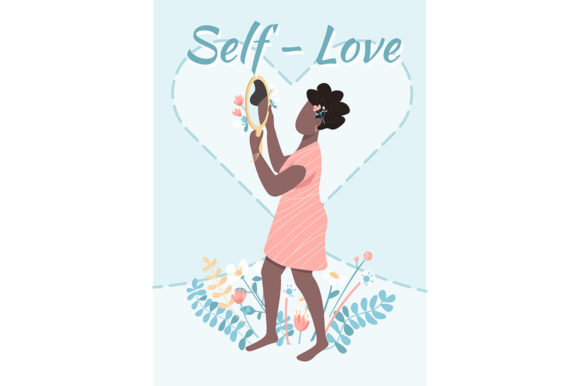 Download Self Love Poster Flat Vector Template - Premium Resources