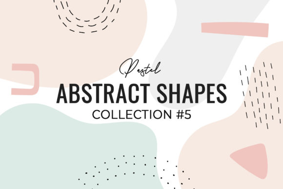 Download Pastel Abstract Shapes #5 - Premium Bundle
