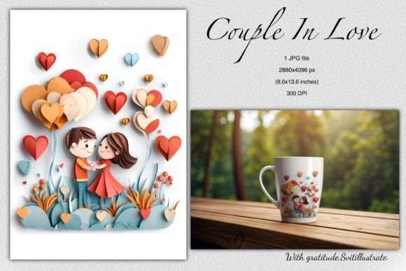 Download Couple in Love,Poster JPG - Premium Bundle