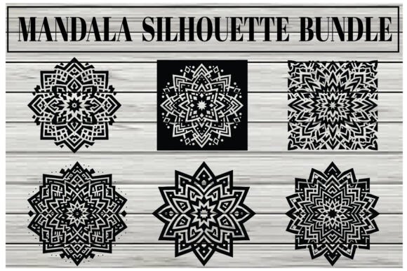 Download Mandala Silhouette Bundle – Elegant Vect - Premium Resources